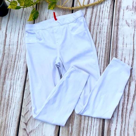 SPANX by Sara Blakely Jean-ish Ankle Leggings | Size Medium | White - Picture 2 of 7